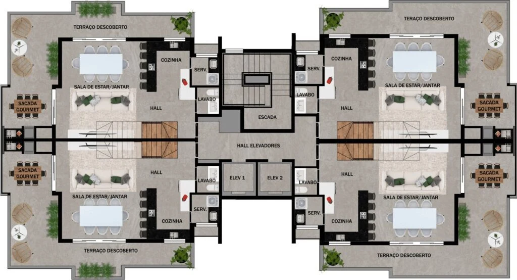 Planta do empreendimento