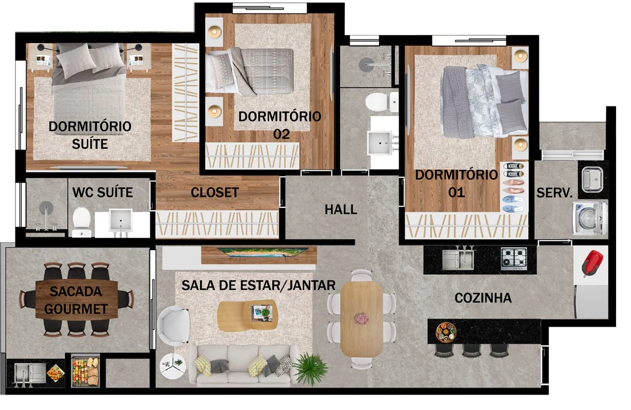 Planta do empreendimento