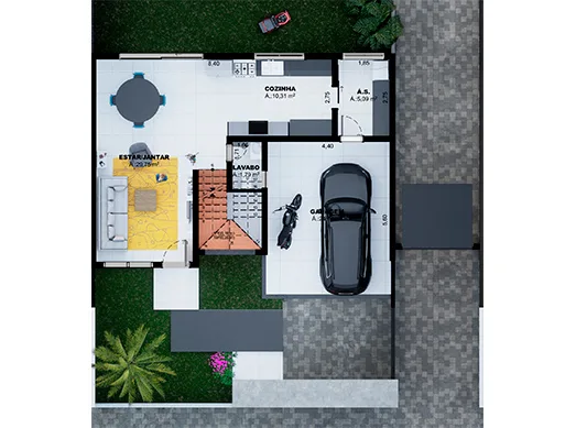 Planta do apartamento — referência residencial bruder3