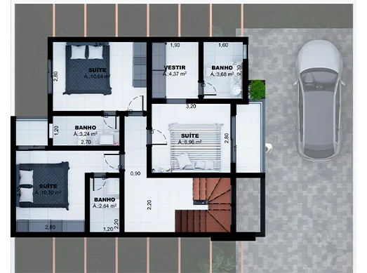 Planta do apartamento — referência residencial bruder9