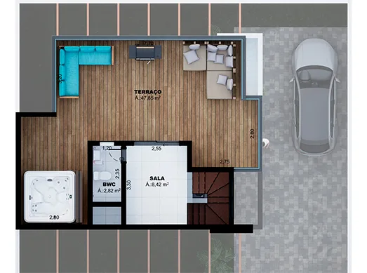 Planta do apartamento — referência residencial bruder1