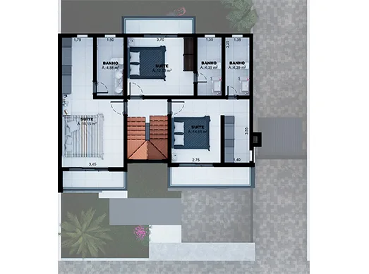 Planta do apartamento — referência residencial bruder2
