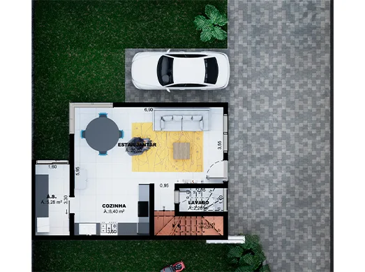 Planta do apartamento — referência residencial bruder6