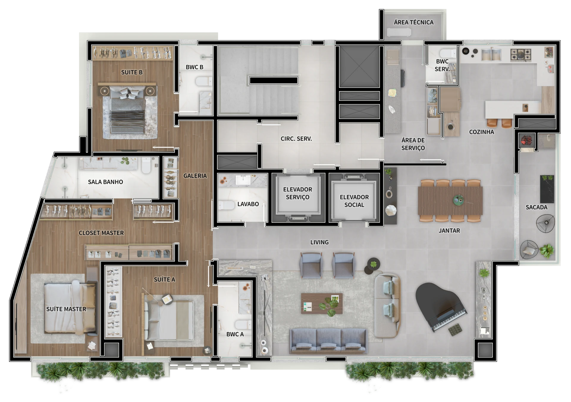 Planta do empreendimento