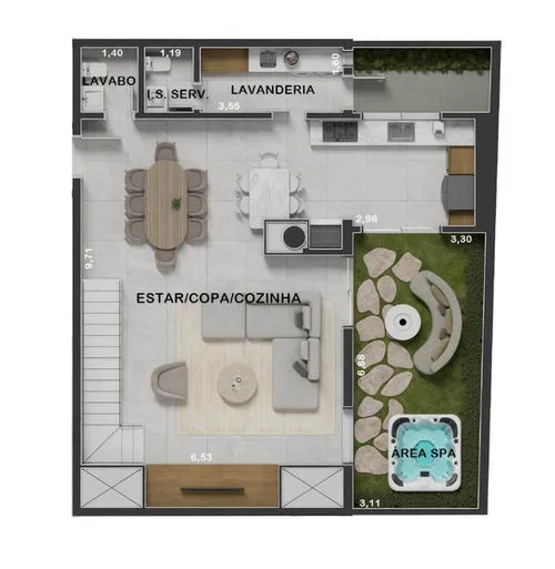 Planta do apartamento — referência 011666 79c7d671e46446e4bbe8f89434fa051d~mv2