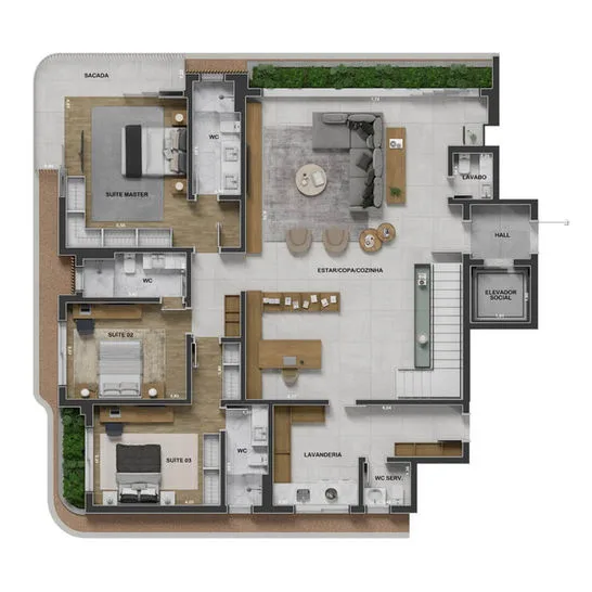 Planta do apartamento — referência 011666 a8752edc4e114cb086e1dba79b734b56~mv2