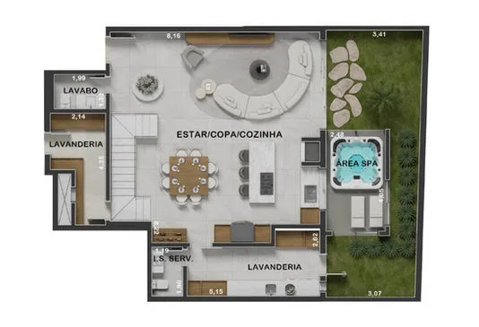 Planta do apartamento — referência 011666 3ed5e2a91f3b48d59fd22f5465718fd9~mv2