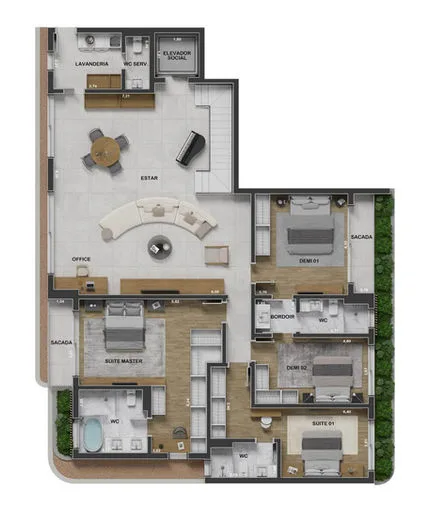 Planta do apartamento — referência 011666 736398c4f4e747bb9aa2f5e44a4c0c9c~mv2