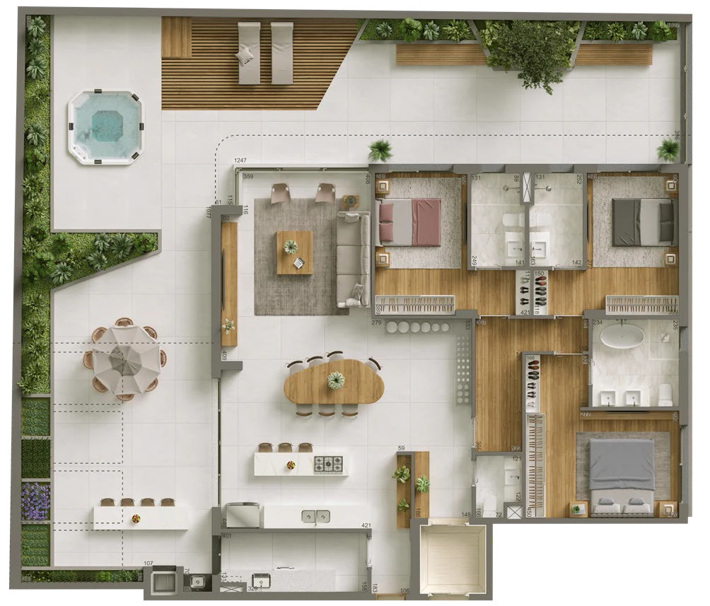 Planta do empreendimento