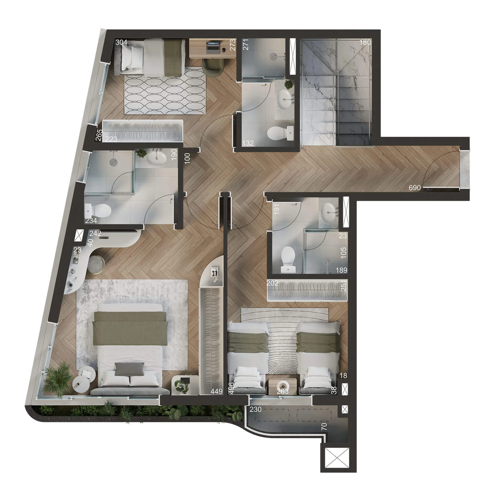 Planta do apartamento — referência 1704825215 06 LIOR FloorPlan Duplex Superior 01 RF