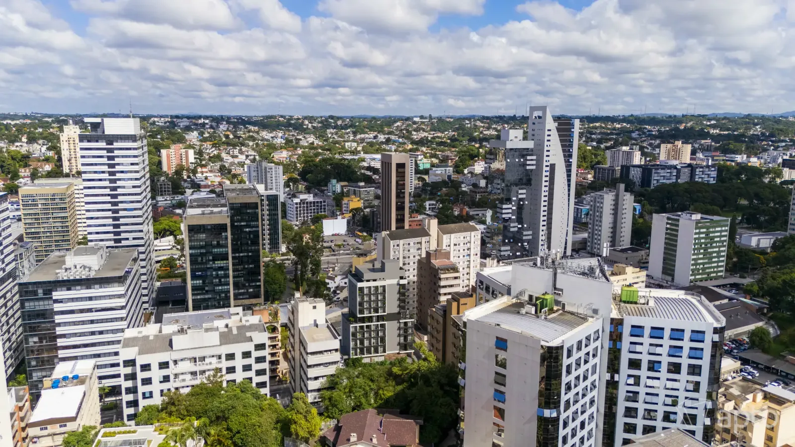 Vista aérea da região — entorno