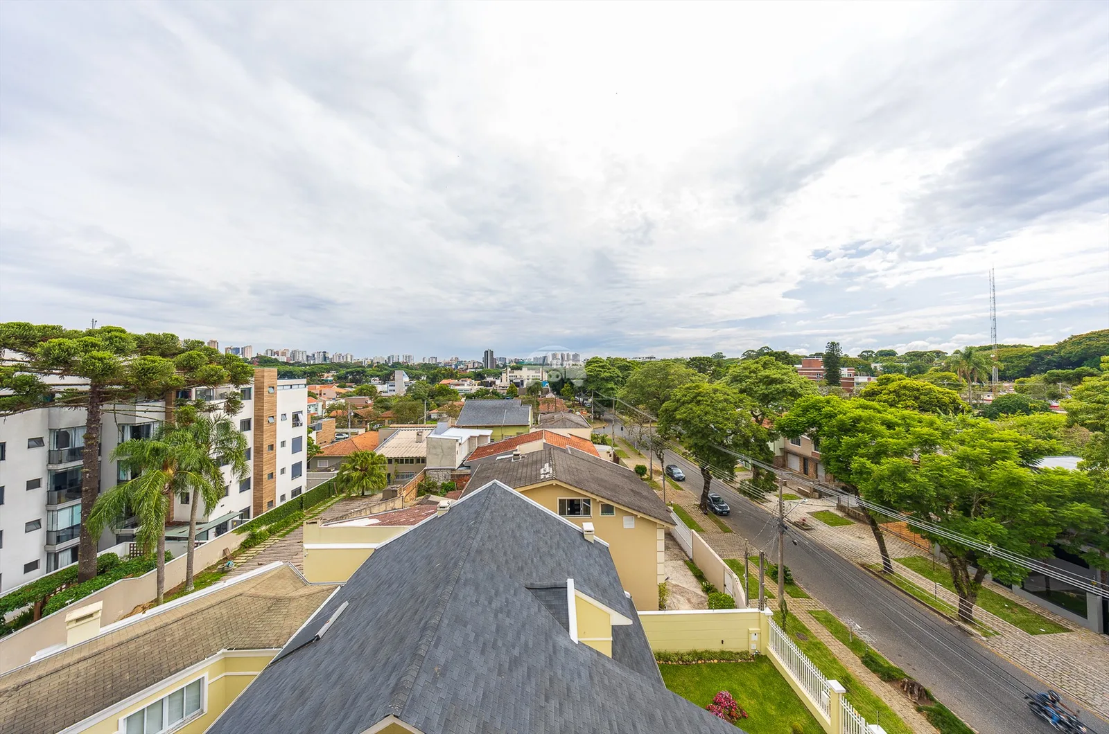 Vista aérea da região