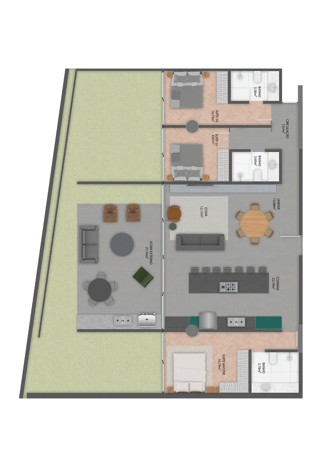 Planta do apartamento — referência Apto Garden - Final 2
