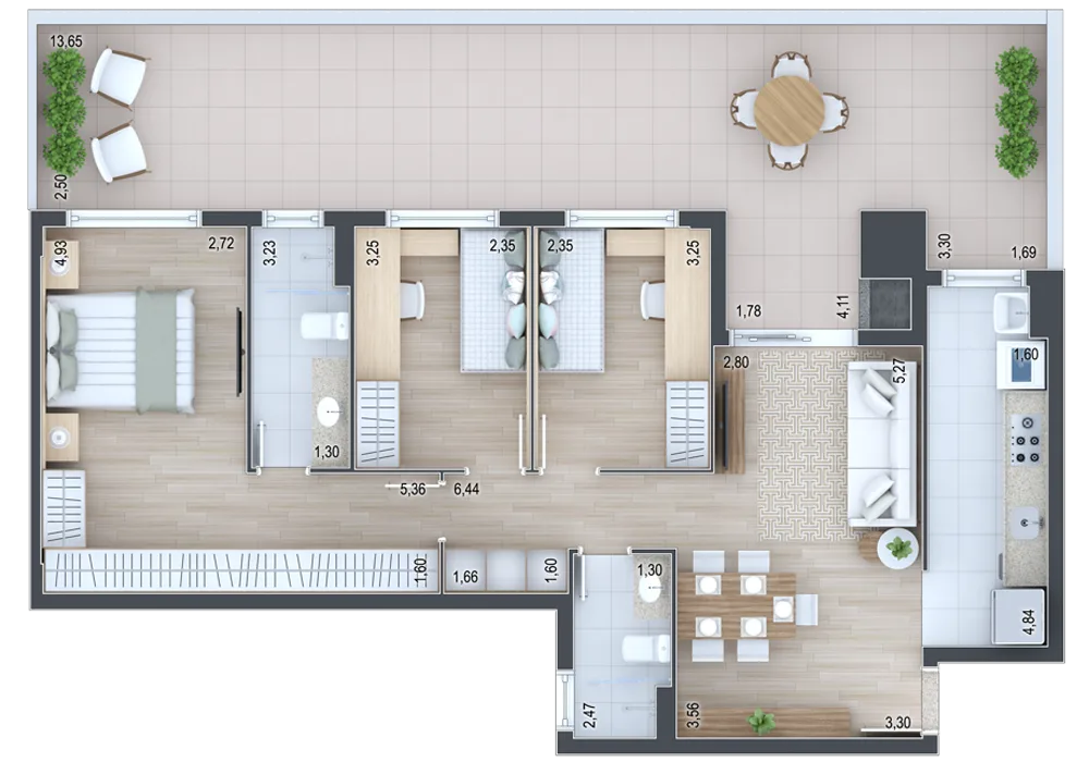 Planta do apartamento — referência Apartamento 8