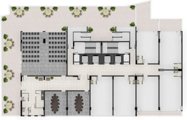 Planta de implantação comercial
