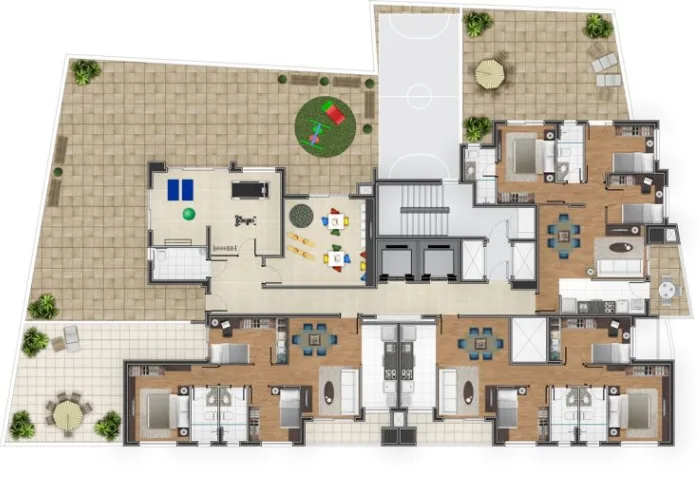 Planta de implantação