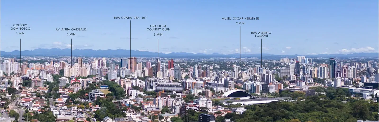 Vista da região
