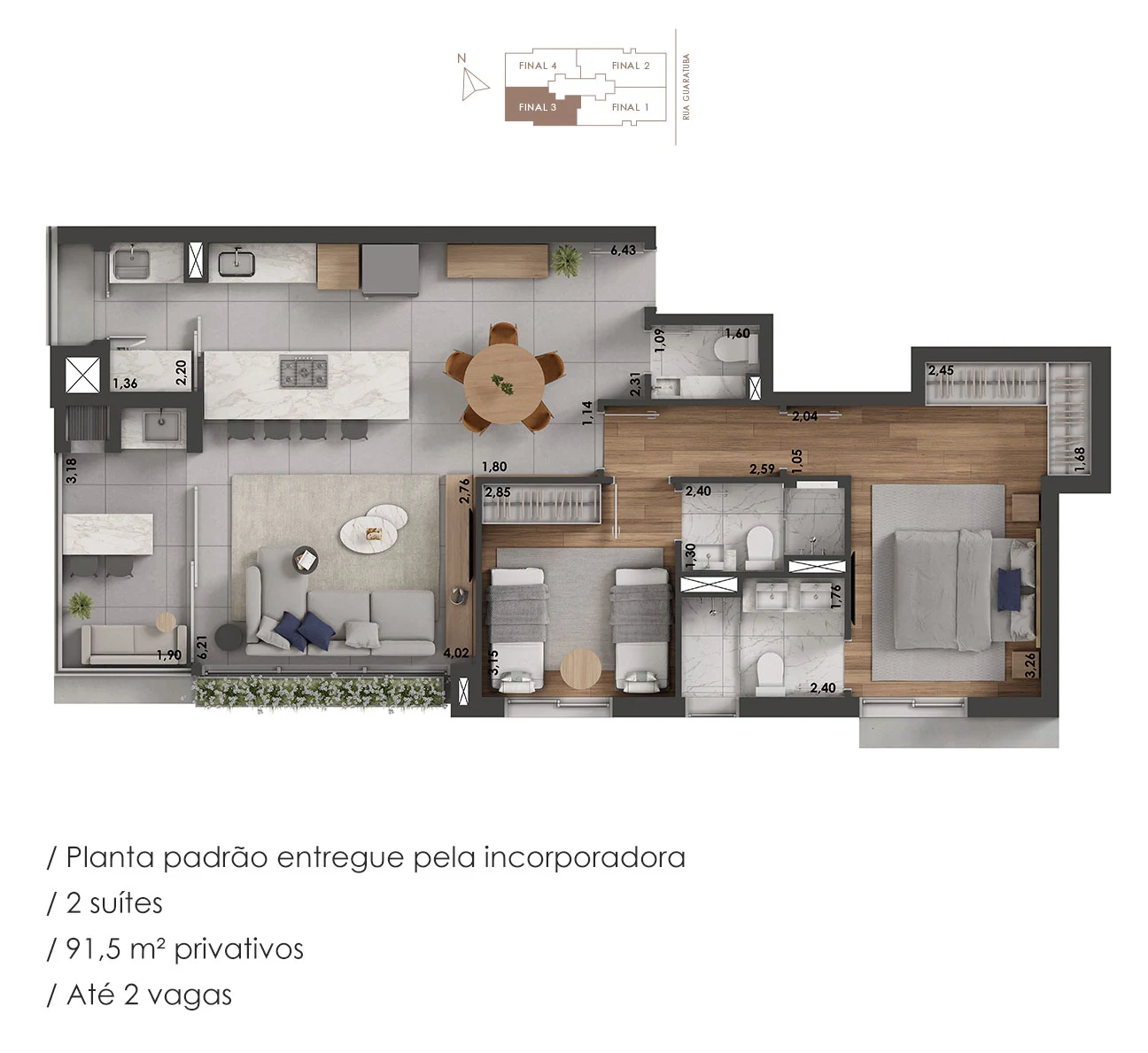 Planta do empreendimento