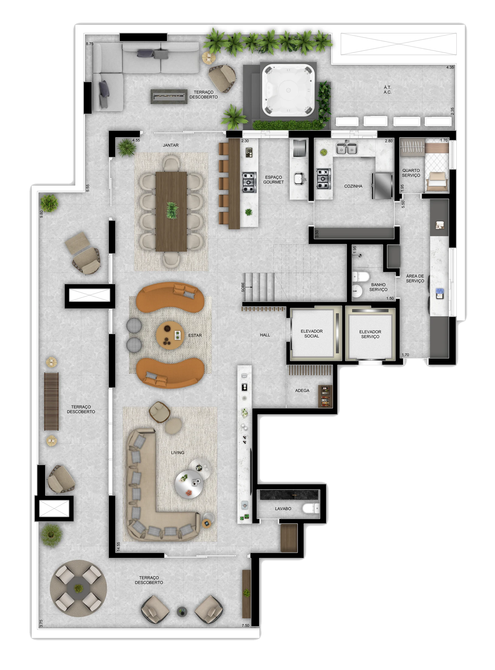 Planta do empreendimento