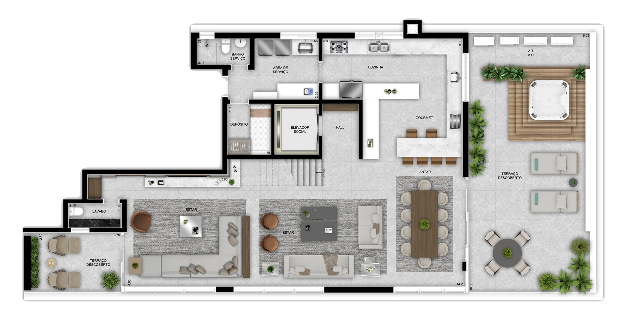 Planta do empreendimento