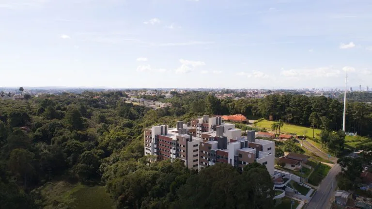 Vista aérea da região
