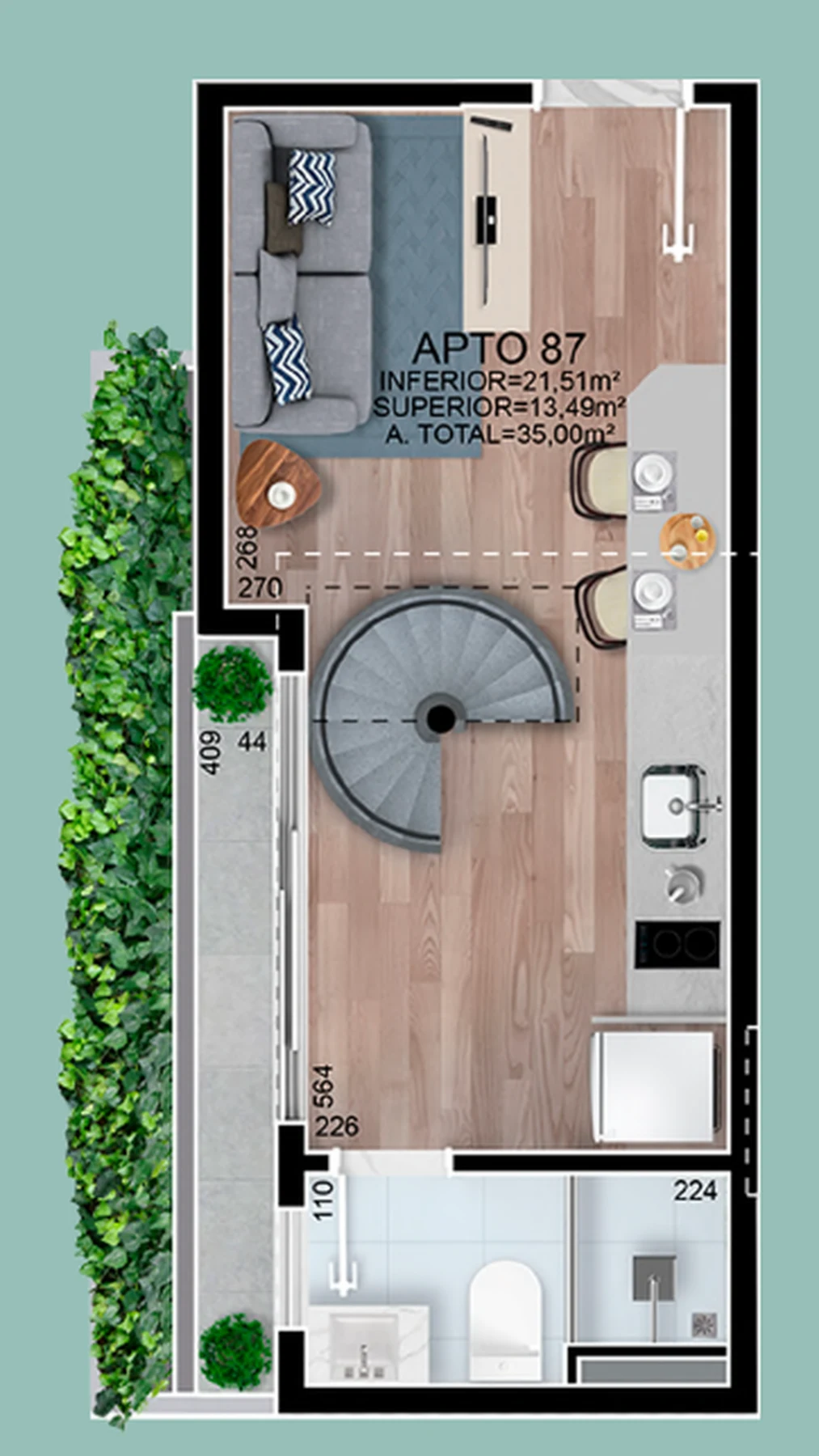 Planta do empreendimento