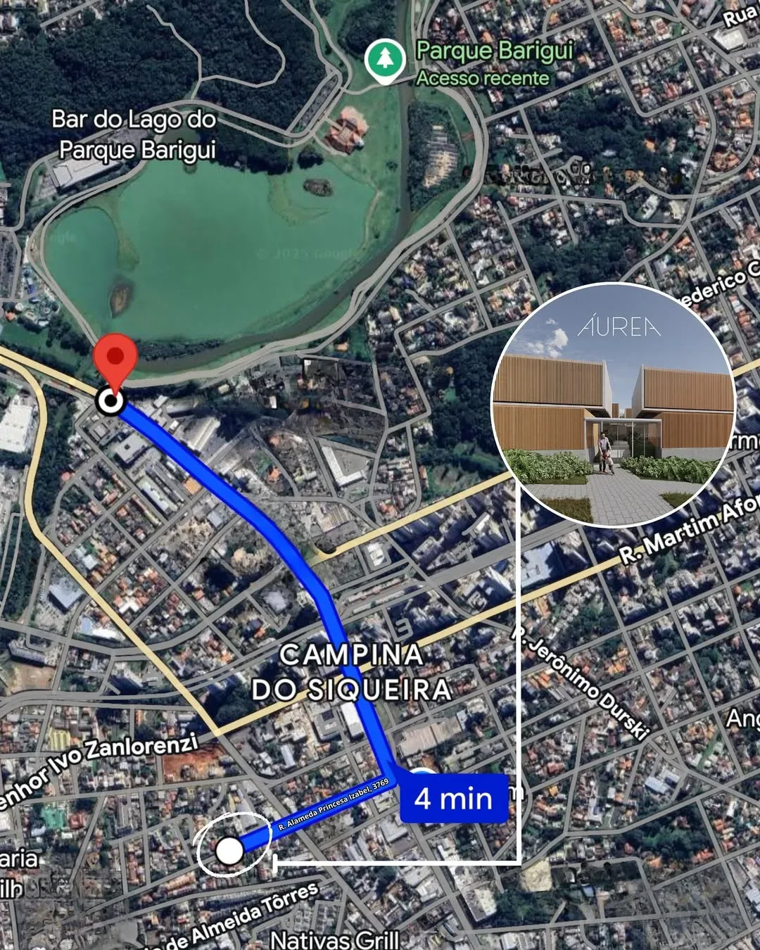Localização — mapa de referência da construtora