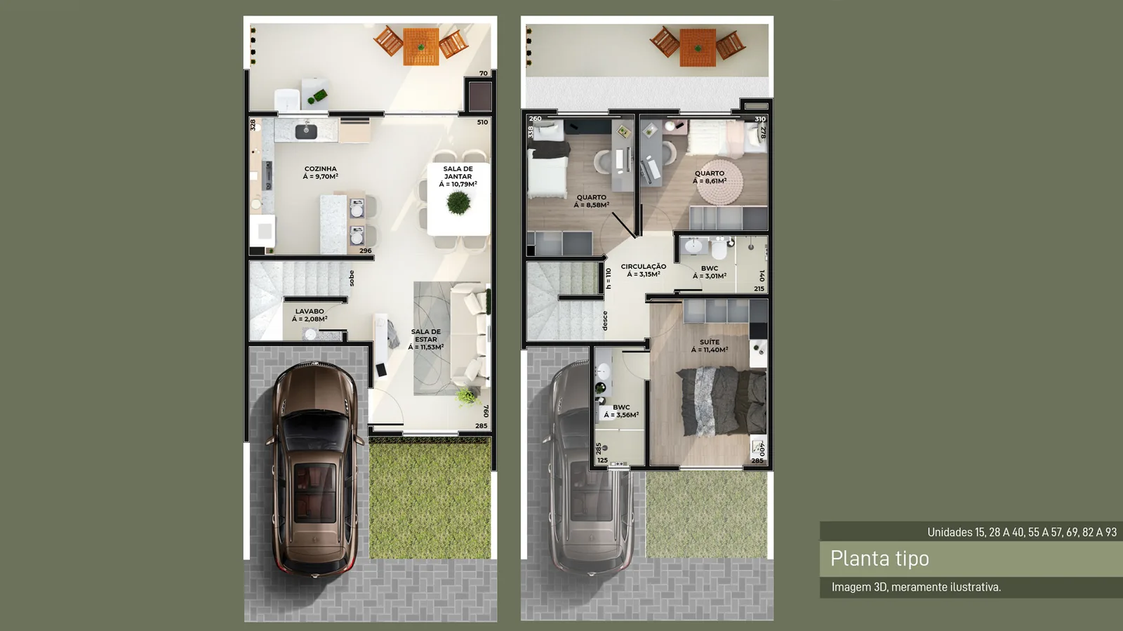 Planta do apartamento — referência Estilo Empreendimentos Paradise Rua Jose Bajerski 921222