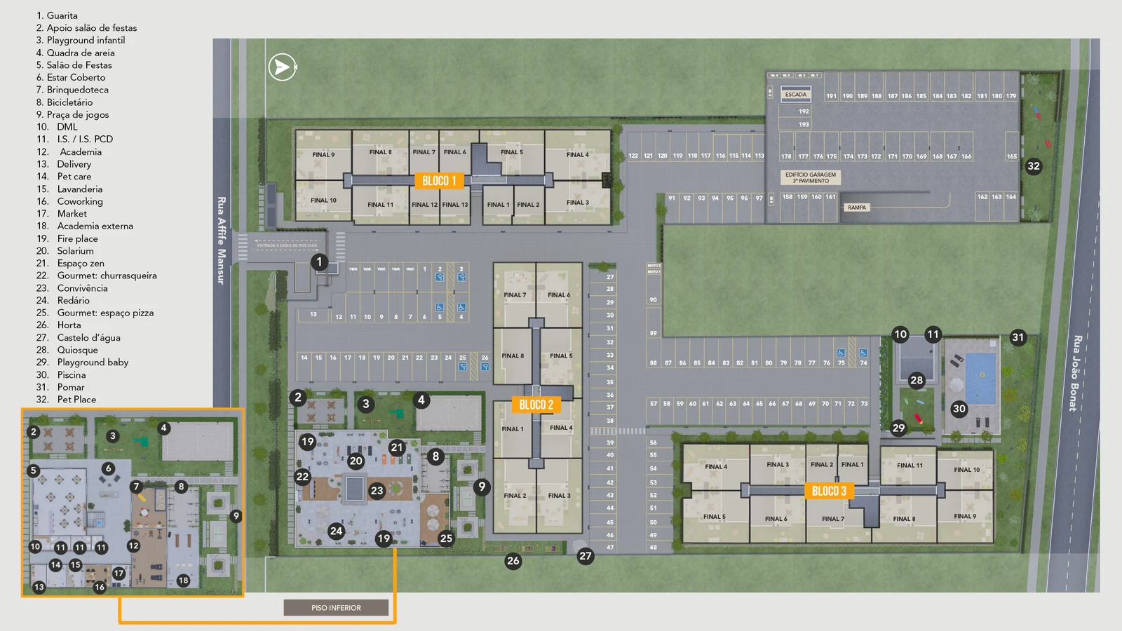Planta do empreendimento