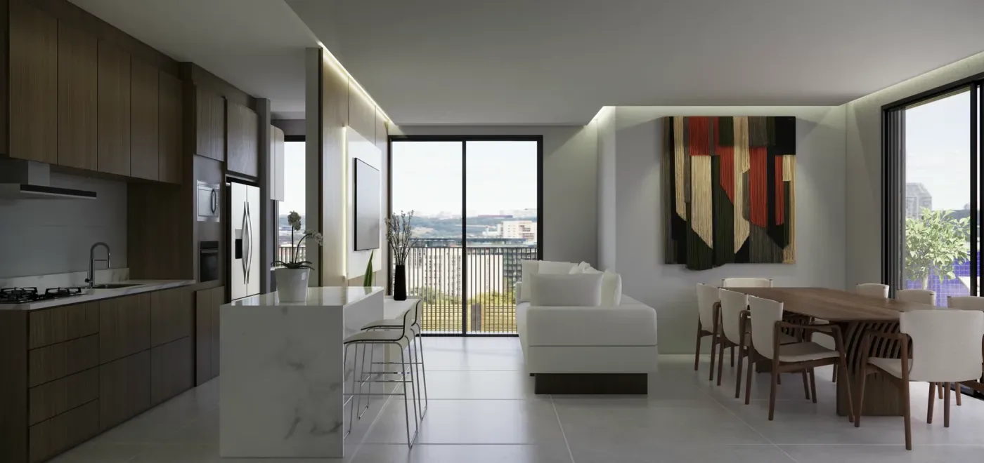 Ambiente interno ilustrativo