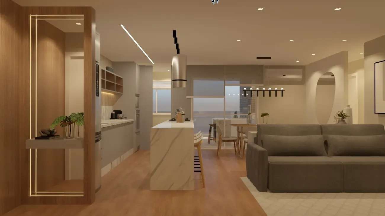 Ambiente interno ilustrativo