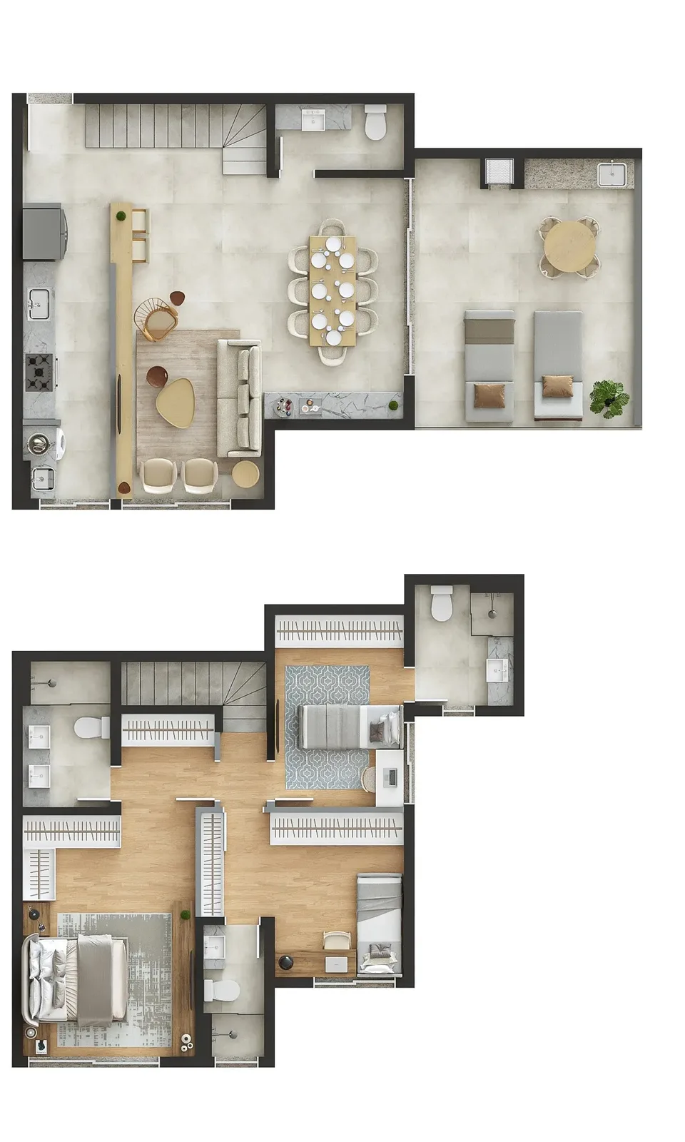 Planta do apartamento — referência Galeria identificada — imagem 23