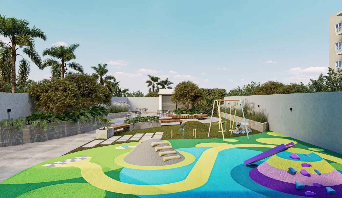 Perspectiva do playground comum