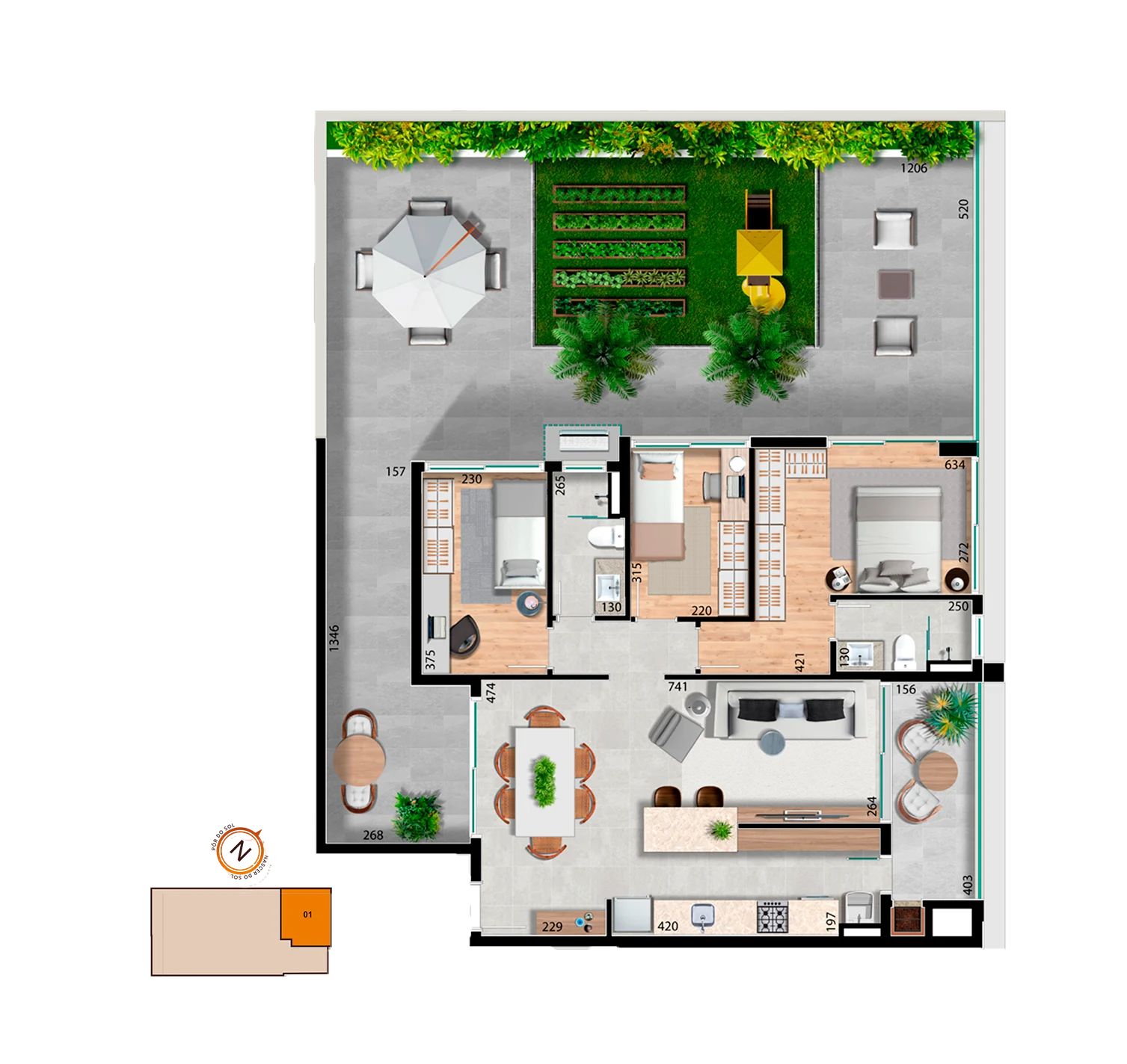 Planta do empreendimento