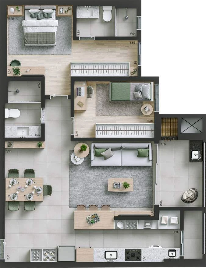 Planta do empreendimento