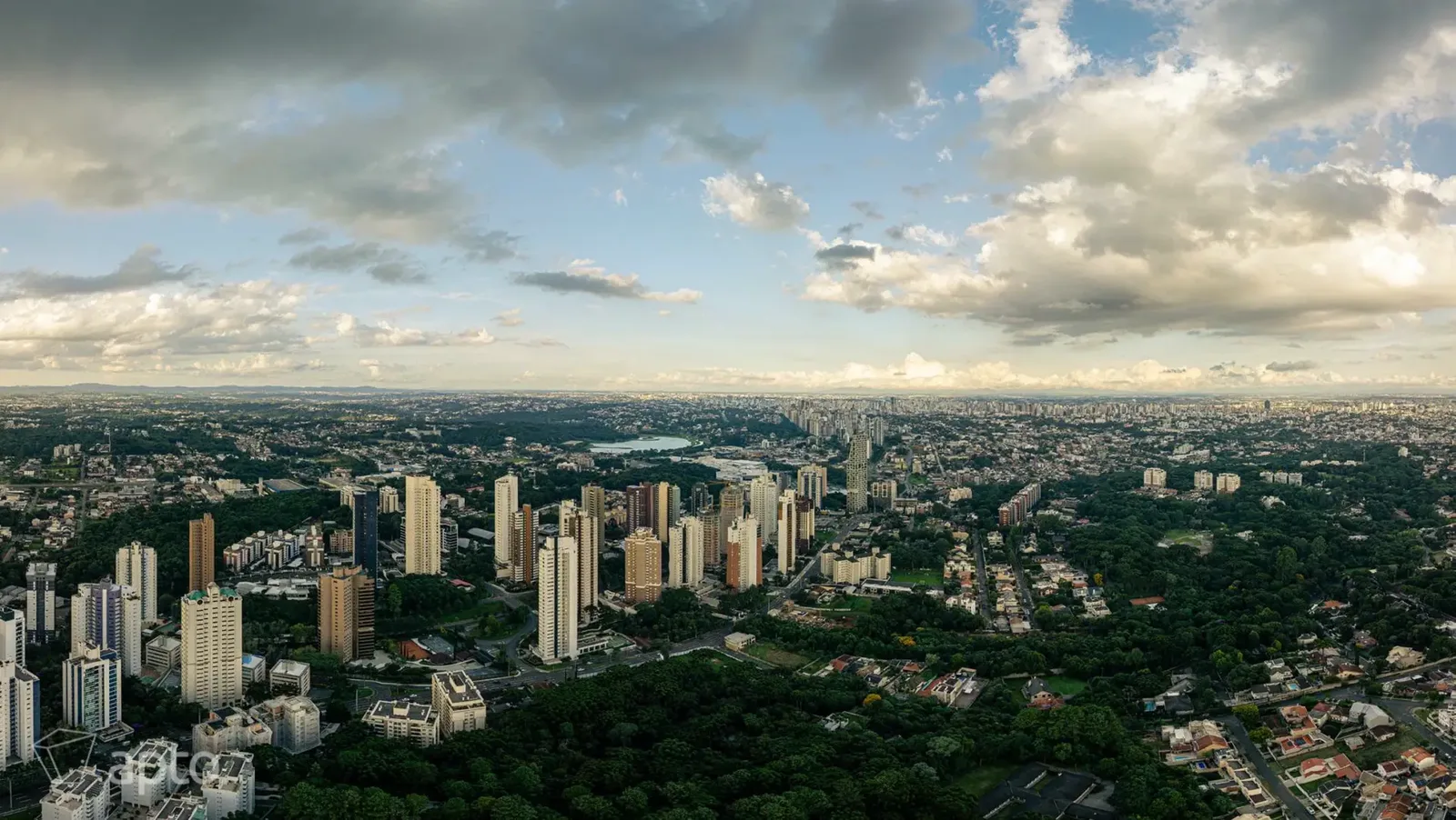 Vista aérea da região — entorno