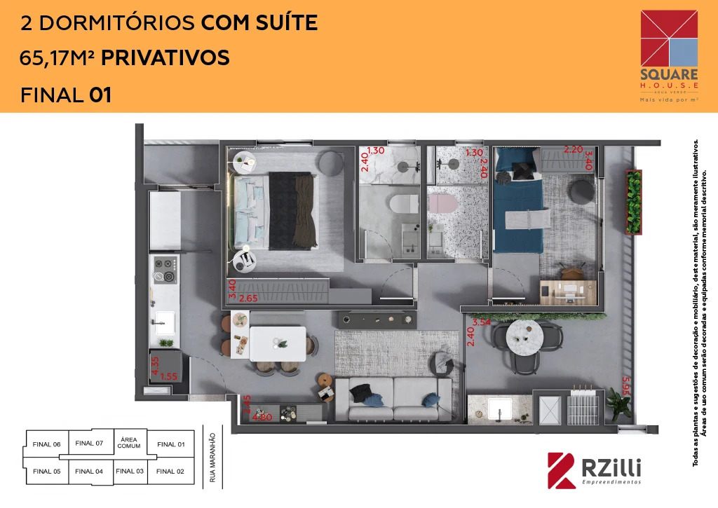 Planta do empreendimento