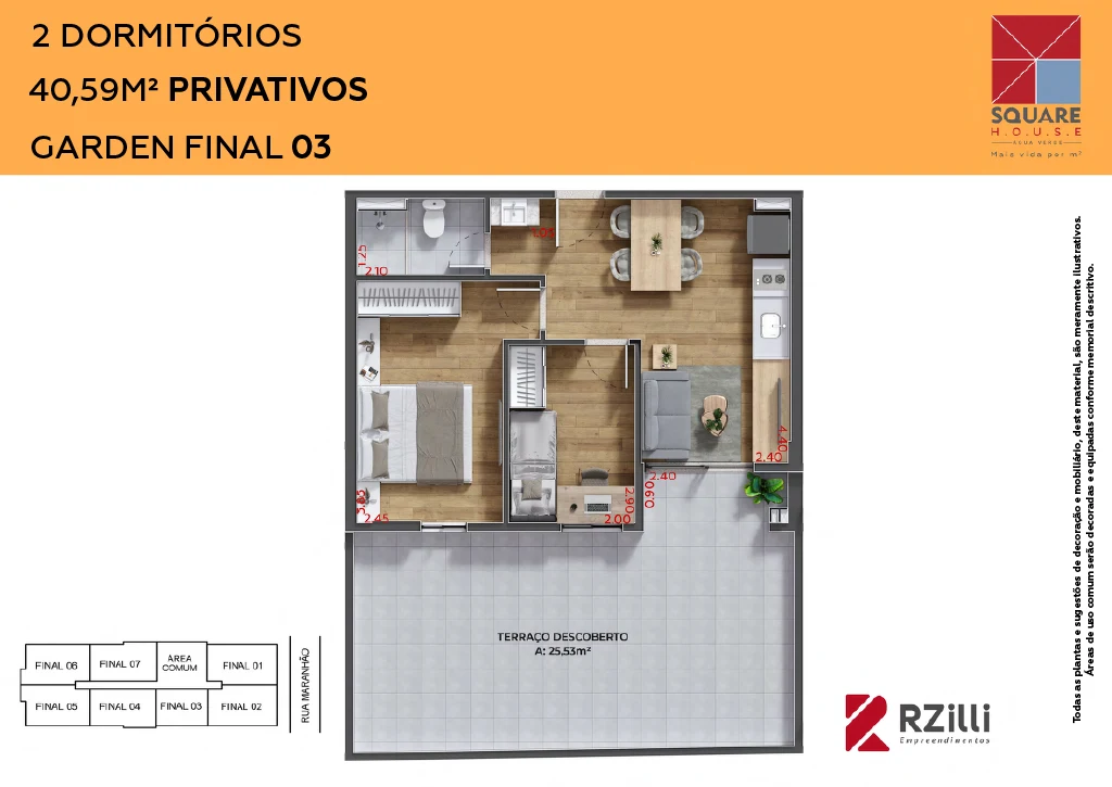 Planta do empreendimento