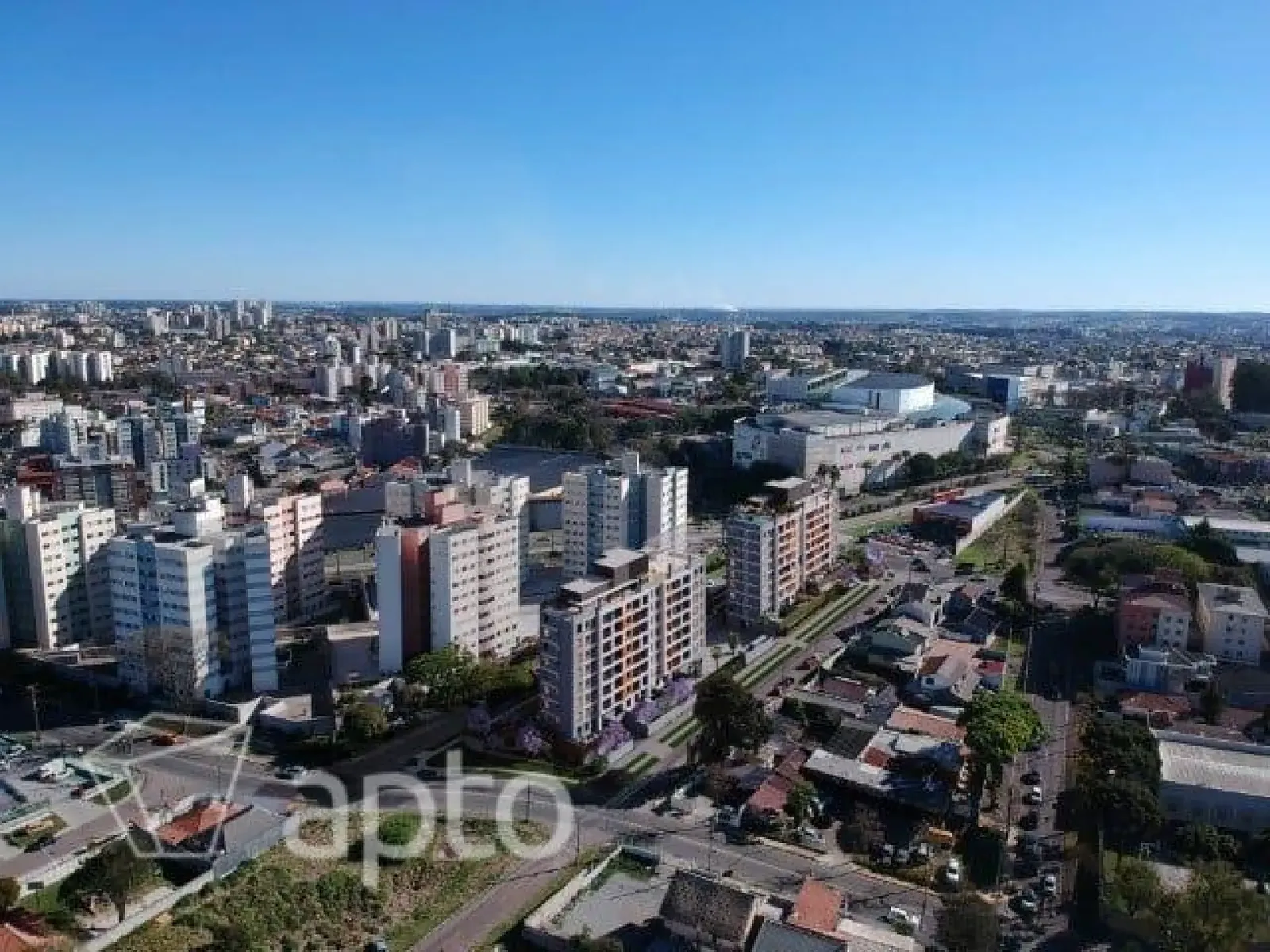 Vista aérea da região — entorno