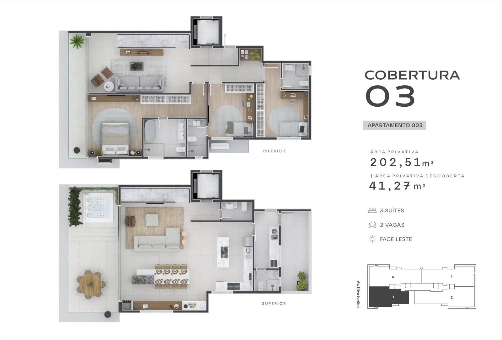 Planta do apartamento — referência 03