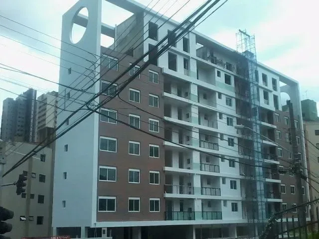 Vista da fachada do empreendimento