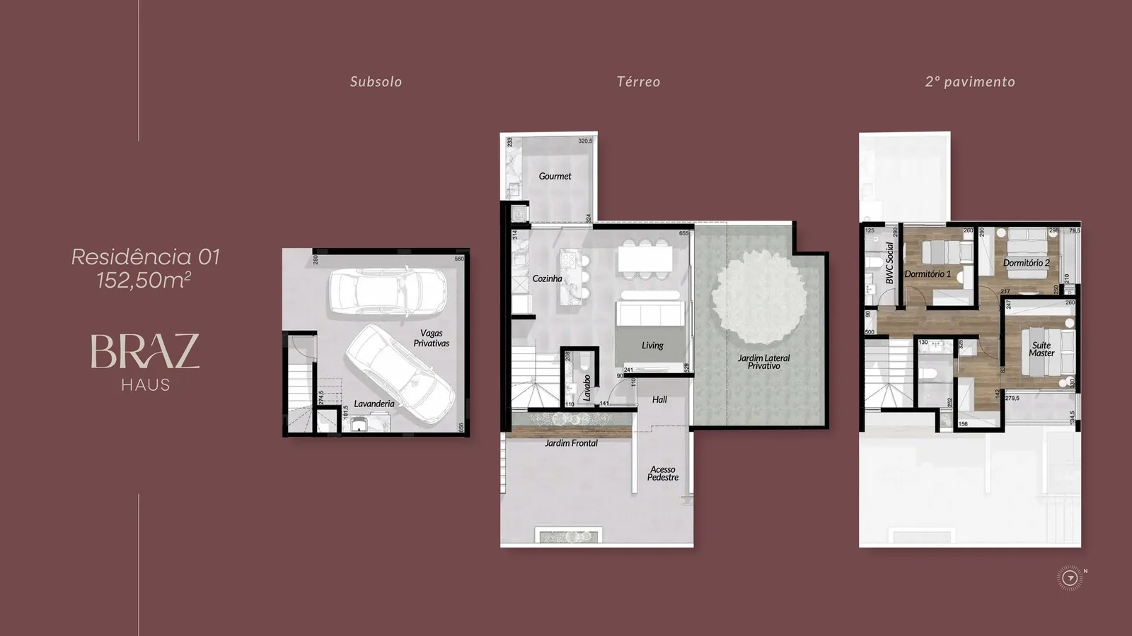Planta do apartamento — referência Unidade 1