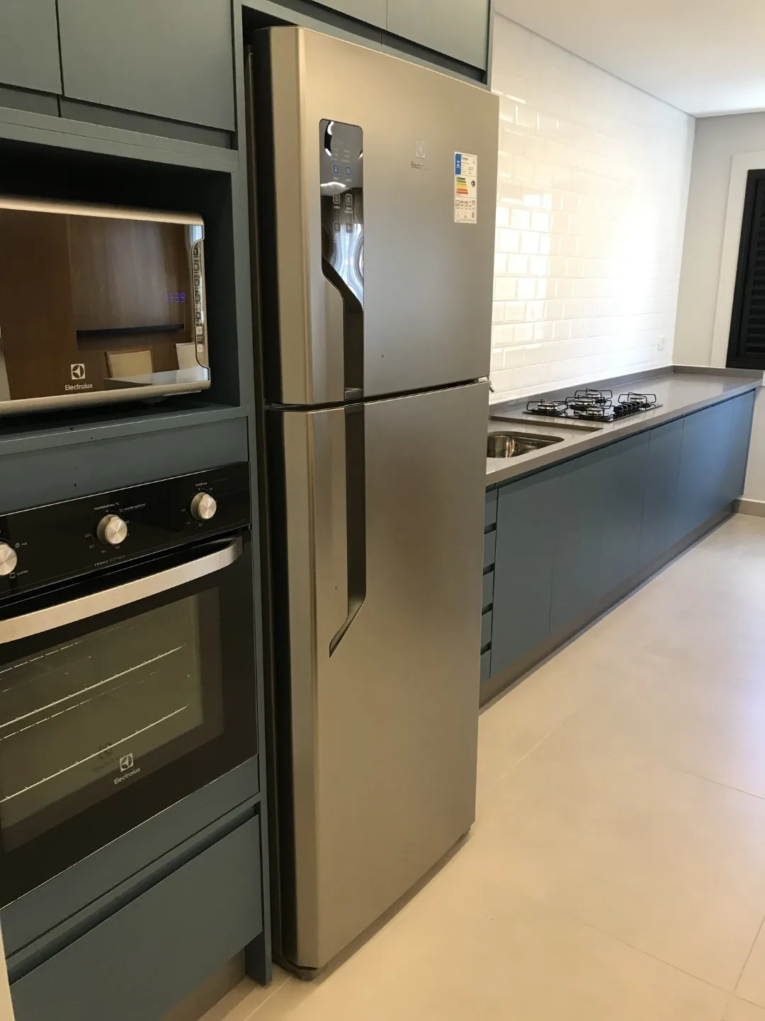 Cozinha do espaço de festas — detalhe