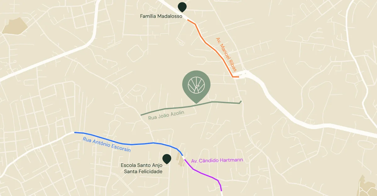 Localização — mapa de referência da construtora