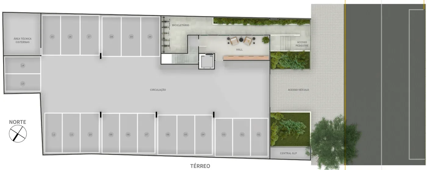 Planta ilustrativa — referência 17 da galeria