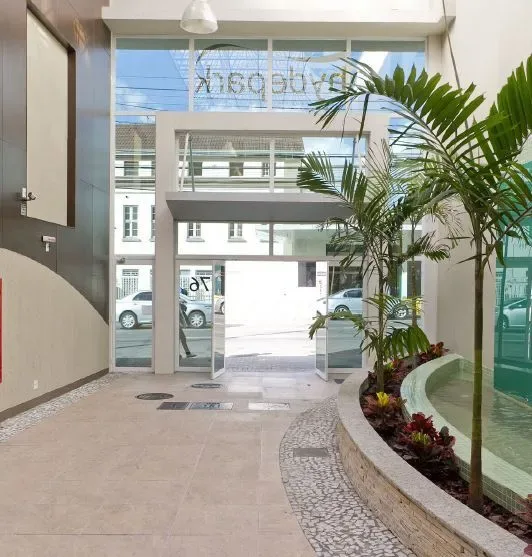 Acesso da galeria comercial