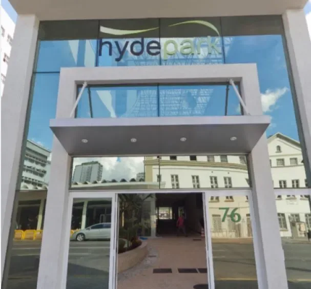Fachada da galeria Hyde Park