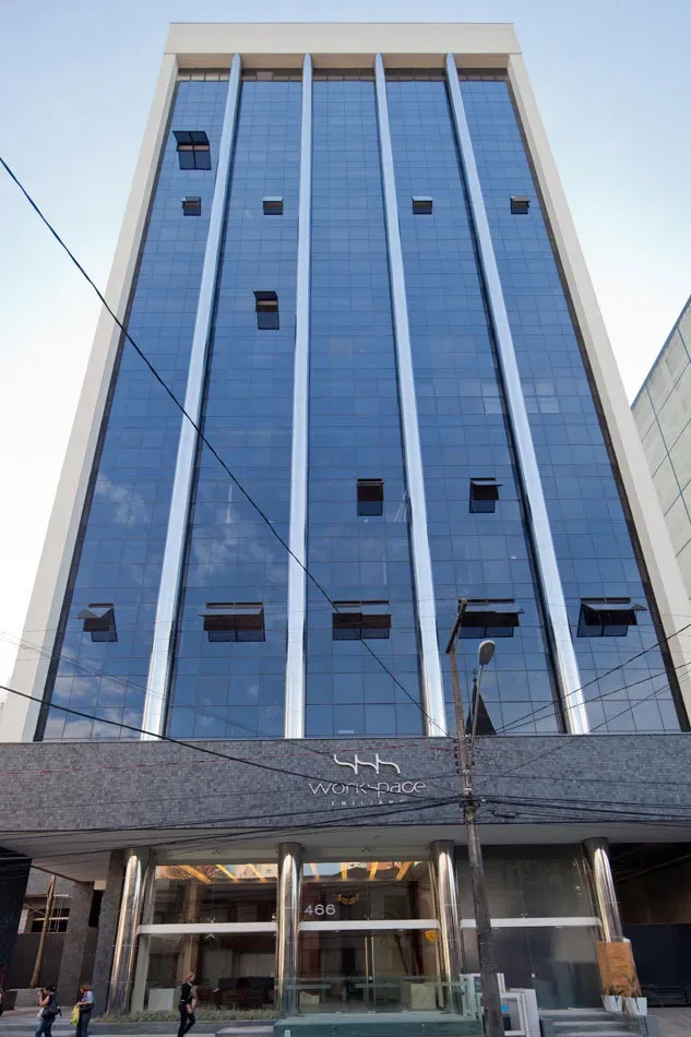 Fachada do edifício comercial