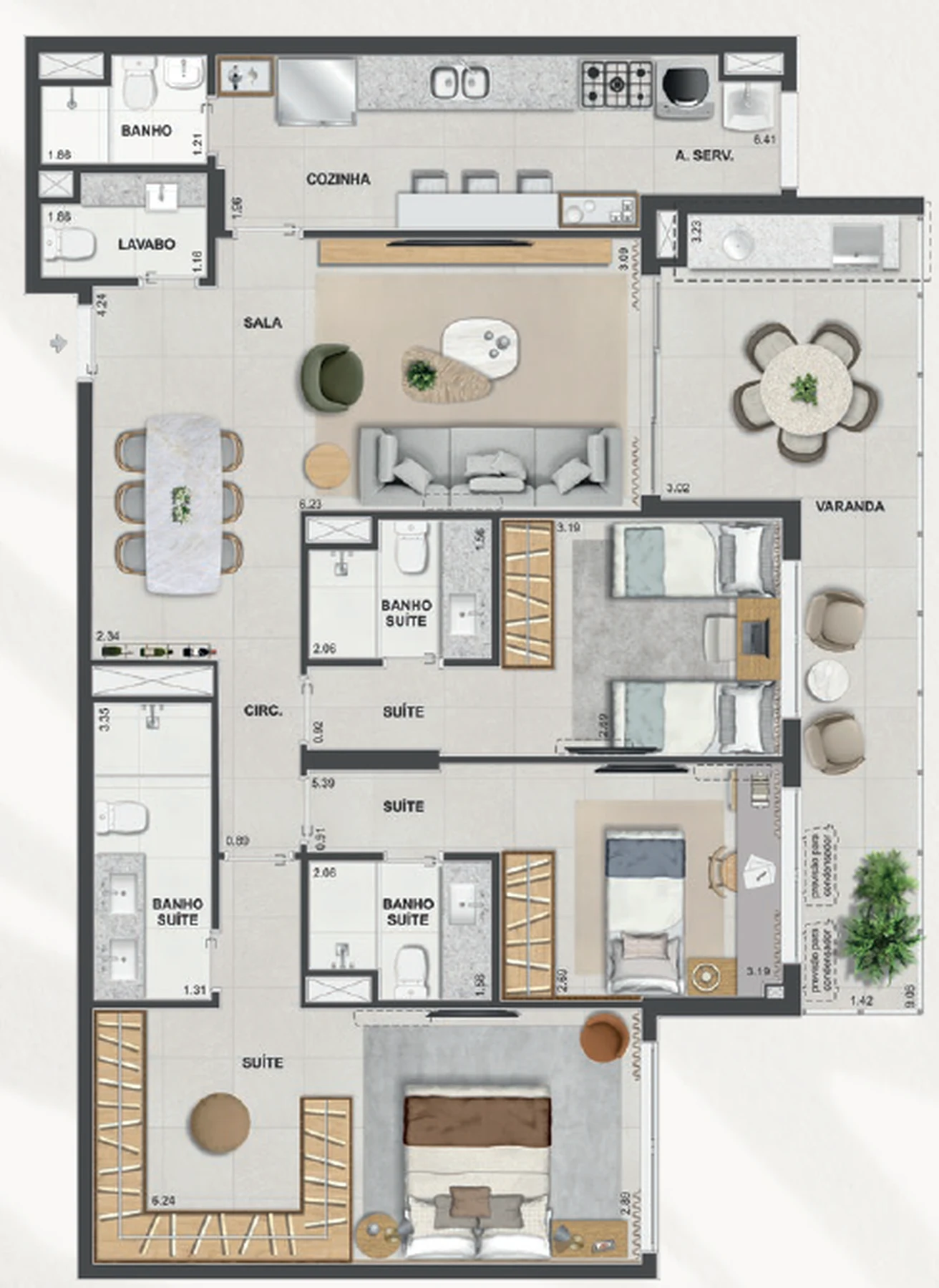 Planta do empreendimento