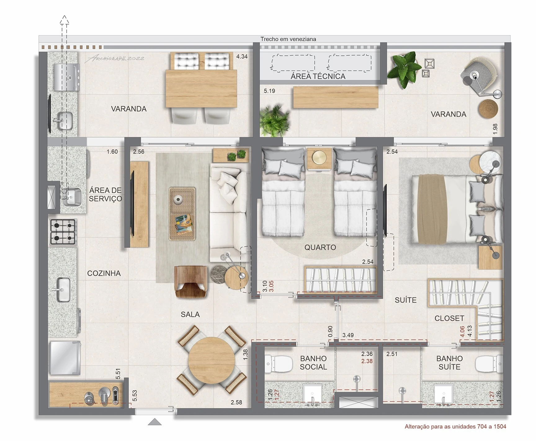 Planta do empreendimento